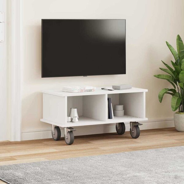 TV állvány Fehér 68,5 x 35 x 35 cm Faanyag