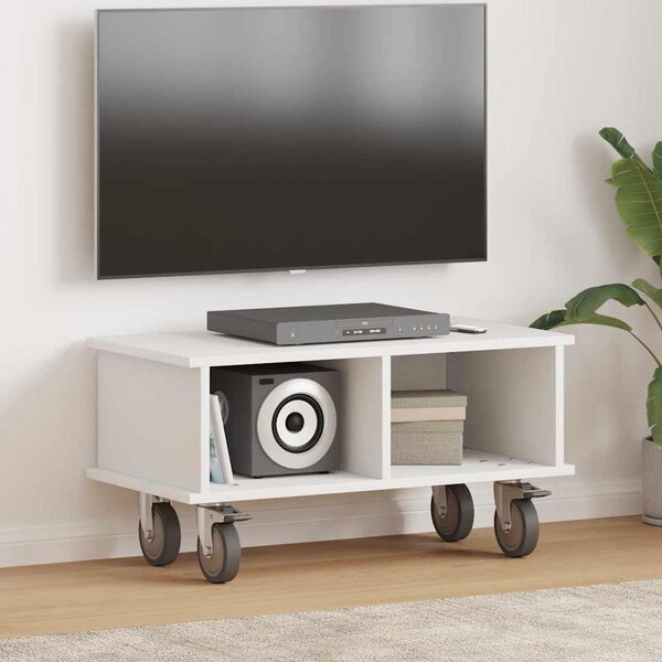 TV állvány Fehér 68,5 x 35 x 35 cm Faanyag