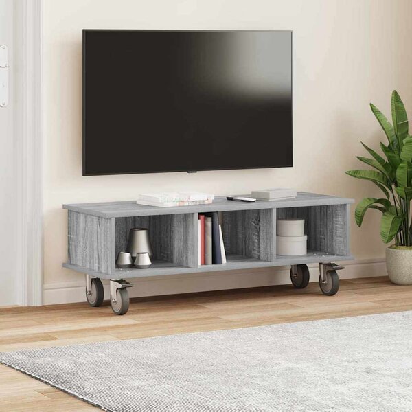 TV állvány Szürke Sonoma 100 x 35 x 35 cm Faanyag