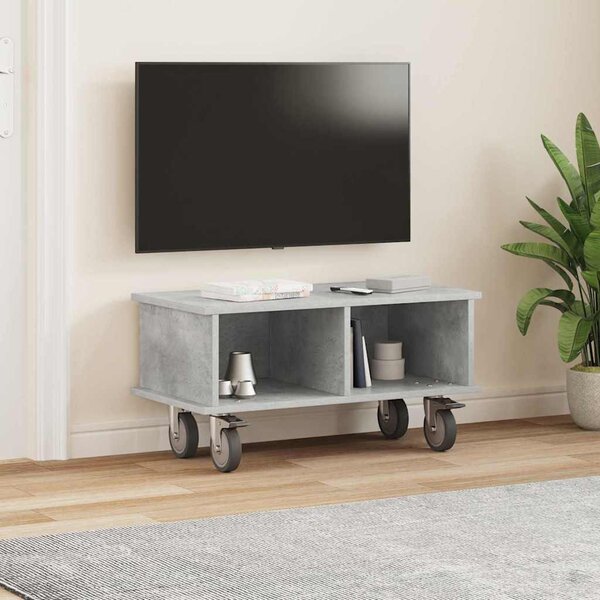 TV állvány Beton Szürke 68,5 x 35 x 35 cm Faanyag