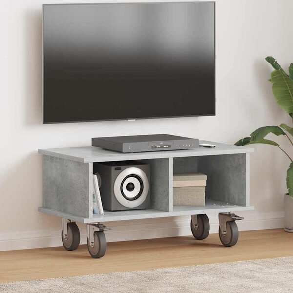 TV állvány Beton Szürke 68,5 x 35 x 35 cm Faanyag