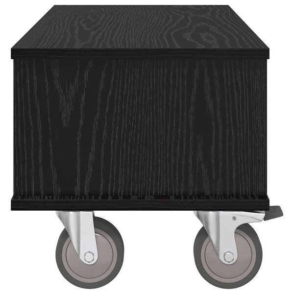 TV állvány Fekete tölgy 68,5 x 35 x 35 cm Faanyag