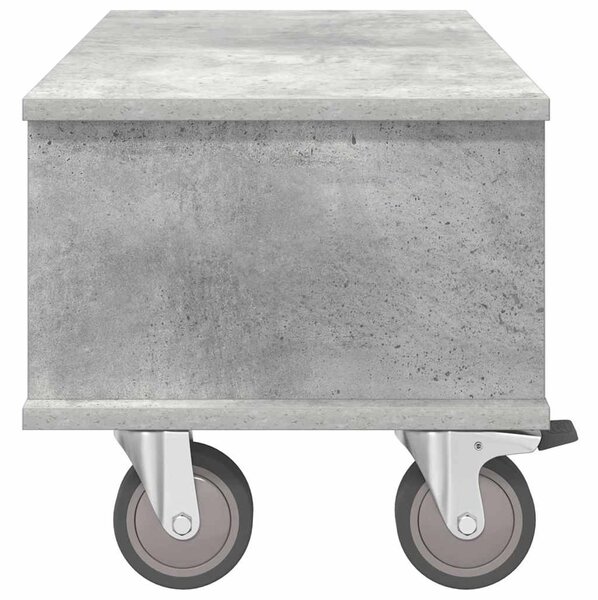 TV állvány Beton Szürke 68,5 x 35 x 35 cm Faanyag