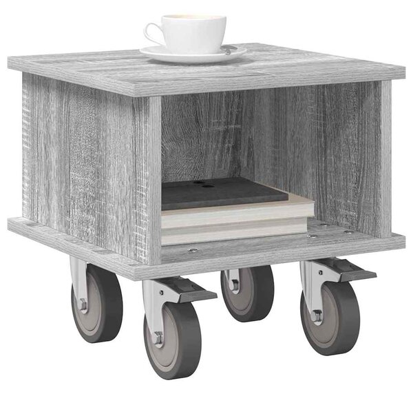 TV állvány 37 x 35 x 35 cm Szürke Sonoma Szerelt Fa