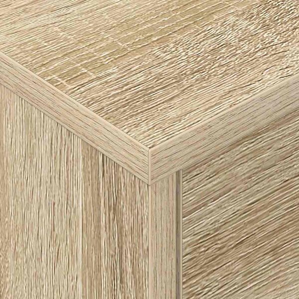 Éjjeli asztal 2 pcs Sonoma tölgy 40,5 x 40 x 48 cm Faanyag