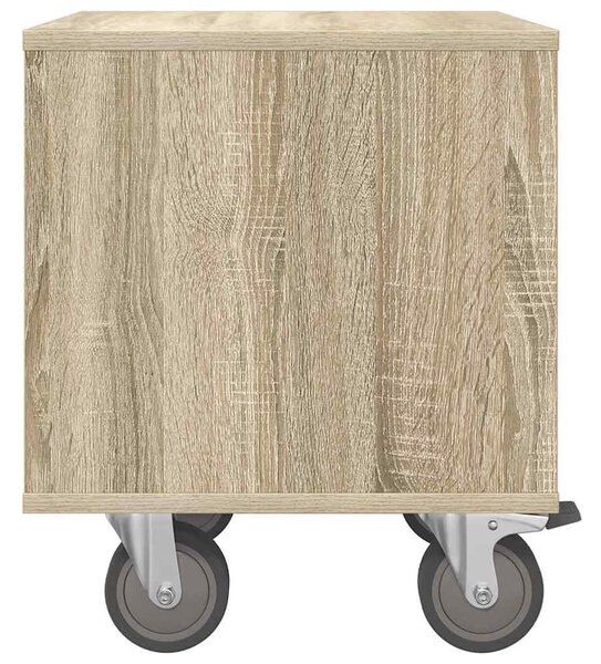Éjjeli asztal 2 pcs Sonoma tölgy 40,5 x 40 x 48 cm Faanyag