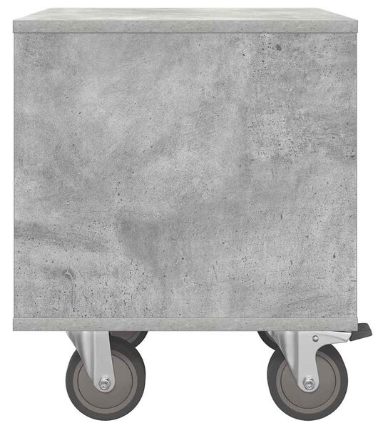 Éjjeli asztal Beton Szürke 40,5 x 40 x 48 cm Faanyag