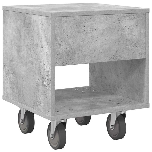 Éjjeli asztal Beton Szürke 40,5 x 40 x 48 cm Faanyag
