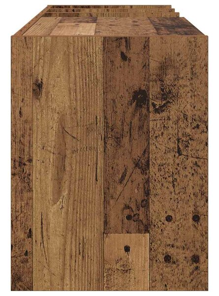 Hanglemez szekrény polcokkal Öreg fa 78,5 x 35 x 45 cm Faanyag