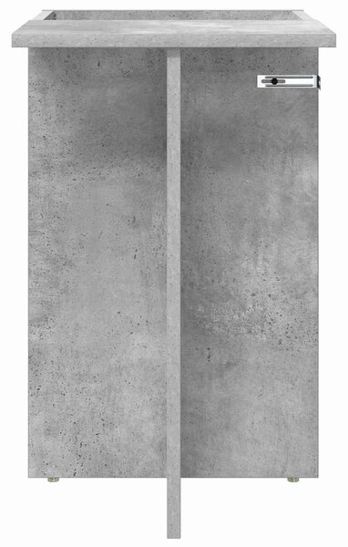 Végasztal Beton Szürke 35 x 40 x 55 cm Faanyag
