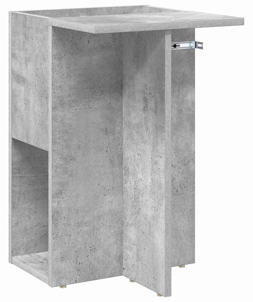Végasztal Beton Szürke 35 x 40 x 55 cm Faanyag