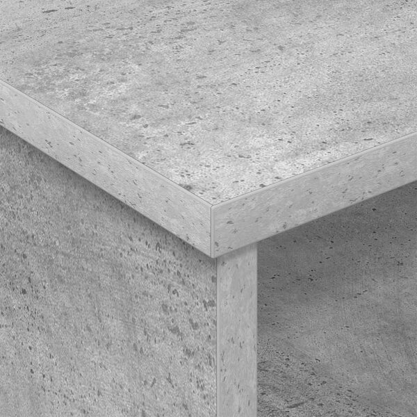 Éjjeli asztal Beton Szürke 40 x 31 x 15 cm Faanyag