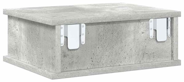 Éjjeli asztal Beton Szürke 40 x 31 x 15 cm Faanyag