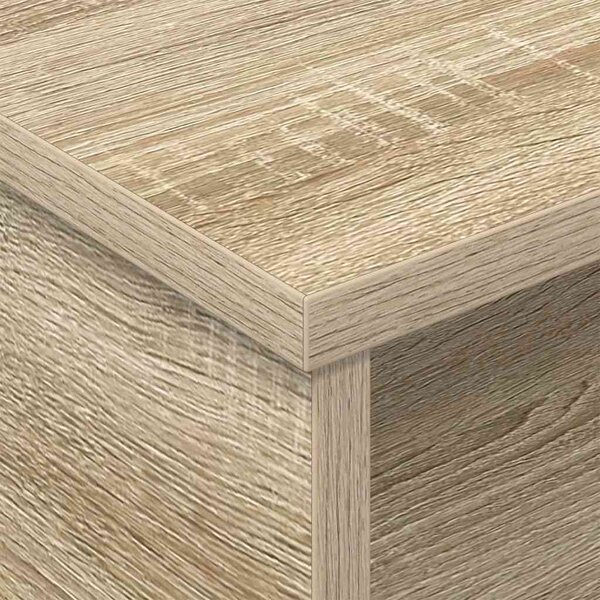 Éjjeli asztal 2 pcs Sonoma tölgy 40 x 31 x 15 cm Faanyag