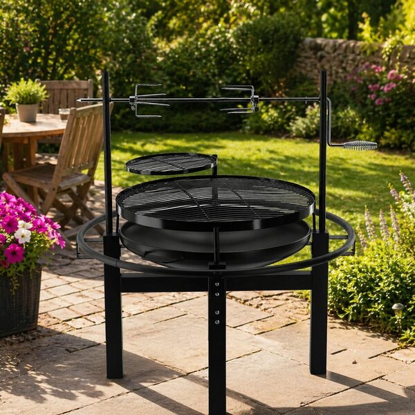 Többfunkciós grill forgónyárssal 90 x 86 x 99 CM
