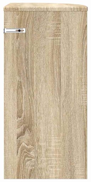 Végasztal Sonoma tölgy 29,6 x 29,6 x 60 cm Szerelt Fa