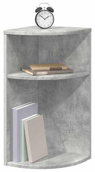 Végasztal Beton Szürke 29,6 x 29,6 x 60 cm Szerelt Fa