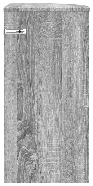Végasztal Szürke Sonoma 29,6 x 29,6 x 60 cm Szerelt Fa