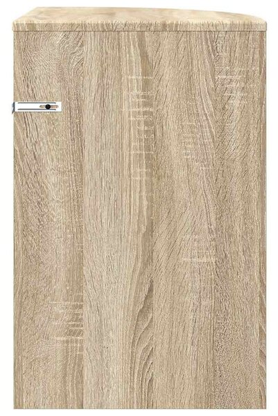 Végasztal Sonoma tölgy 39,7 x 39,7 x 60 cm Szerelt Fa