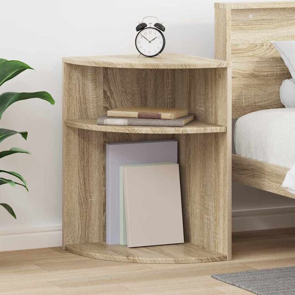 Végasztal Sonoma tölgy 39,7 x 39,7 x 60 cm Szerelt Fa