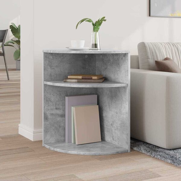 Végasztal Beton Szürke 39,7 x 39,7 x 60 cm Szerelt Fa