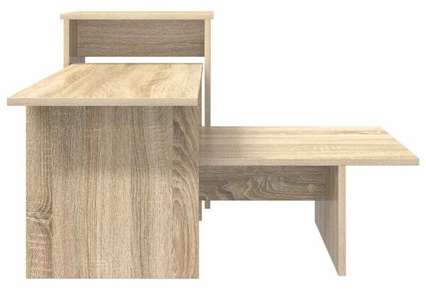 Konzolasztal Sonoma tölgy 91,5 x 35 x 38,5 cm Faanyag