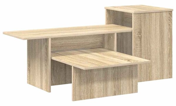 Konzolasztal Sonoma tölgy 91,5 x 35 x 38,5 cm Faanyag
