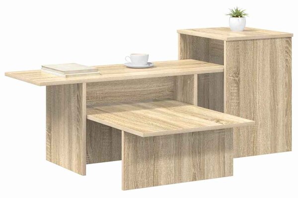 Konzolasztal Sonoma tölgy 91,5 x 35 x 38,5 cm Faanyag