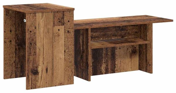 Konzolasztal Öreg fa 91,5 x 35 x 38,5 cm Faanyag