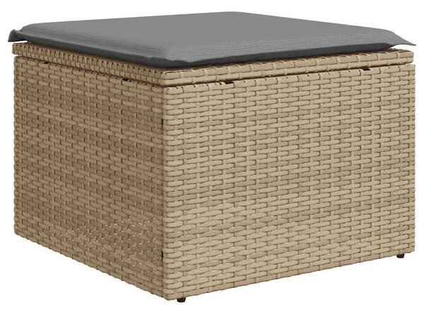 VidaXL Polyrattan Kerti Ülőgarnitúra - Bézs - 2 részes