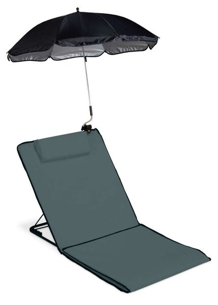 RelaxDays Napozóágy Napernyővel - Antracit - 197cm