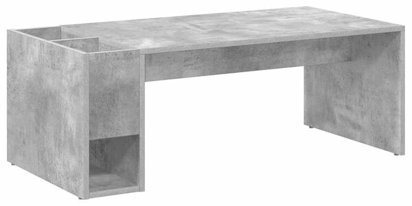 Dohányzóasztal Beton Szürke 101,5 x 50 x 37 cm Faanyag