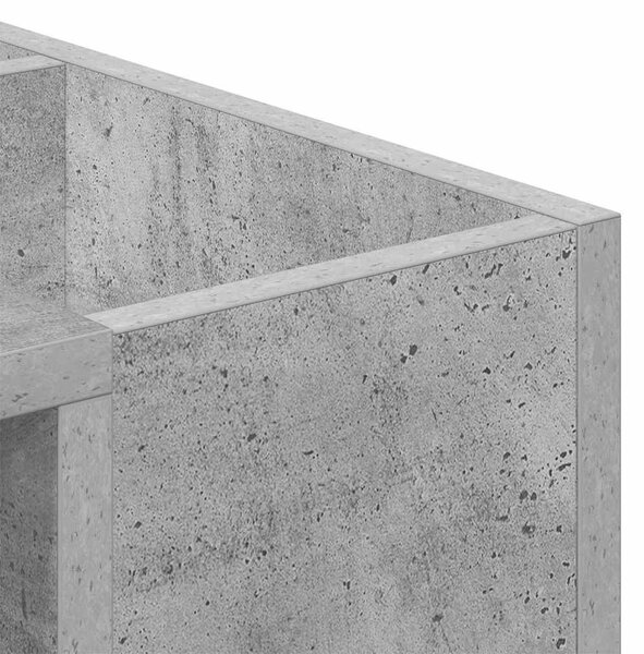 Dohányzóasztal Beton Szürke 101,5 x 50 x 37 cm Faanyag