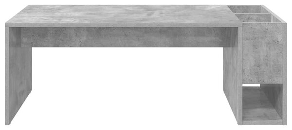 Dohányzóasztal Beton Szürke 101,5 x 50 x 37 cm Faanyag