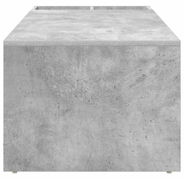 Dohányzóasztal Beton Szürke 101,5 x 50 x 37 cm Faanyag