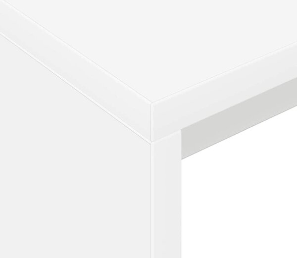 Asztal Fehér 109 x 50 x 78 cm Faanyag