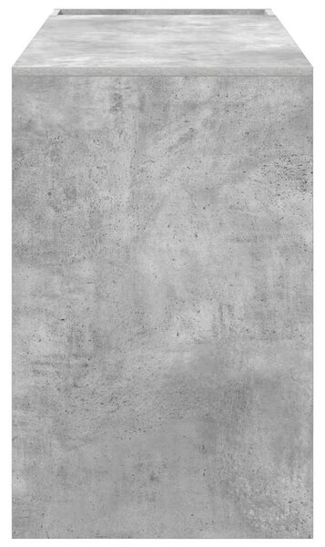 Asztal Beton Szürke 109 x 50 x 78 cm Faanyag