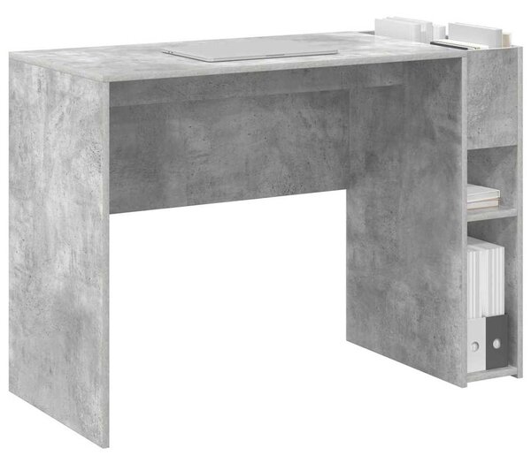 Asztal Beton Szürke 109 x 50 x 78 cm Faanyag