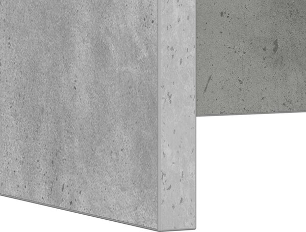 Falra szerelhető íróasztal Beton Szürke 60 x 45 x 30 cm Faanyag
