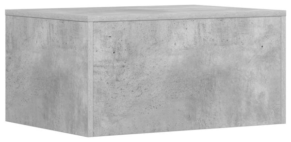 Falra szerelhető íróasztal Beton Szürke 60 x 45 x 30 cm Faanyag