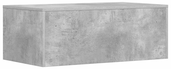 Falra szerelhető íróasztal Beton Szürke 80 x 45 x 30 cm Faanyag
