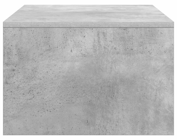 Falra szerelhető íróasztal Beton Szürke 80 x 45 x 30 cm Faanyag