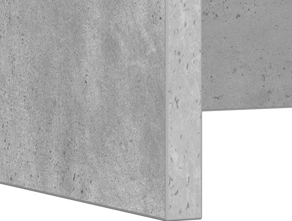 Falra szerelhető íróasztal Beton Szürke 80 x 45 x 30 cm Faanyag