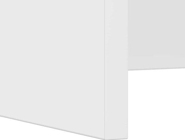 Falra szerelhető íróasztal Fehér 80 x 45 x 30 cm Faanyag
