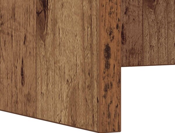 Falra szerelhető íróasztal Öreg fa 80 x 45 x 30 cm Faanyag