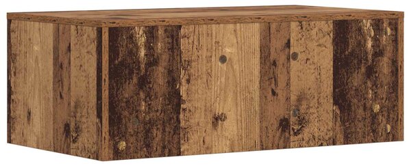Falra szerelhető íróasztal Öreg fa 80 x 45 x 30 cm Faanyag