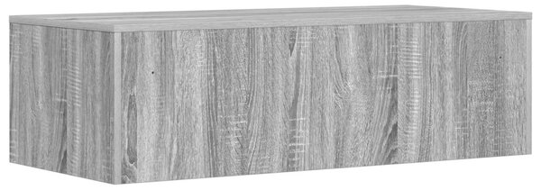 Falra szerelhető íróasztal Szürke Sonoma 100 x 45 x 30 cm