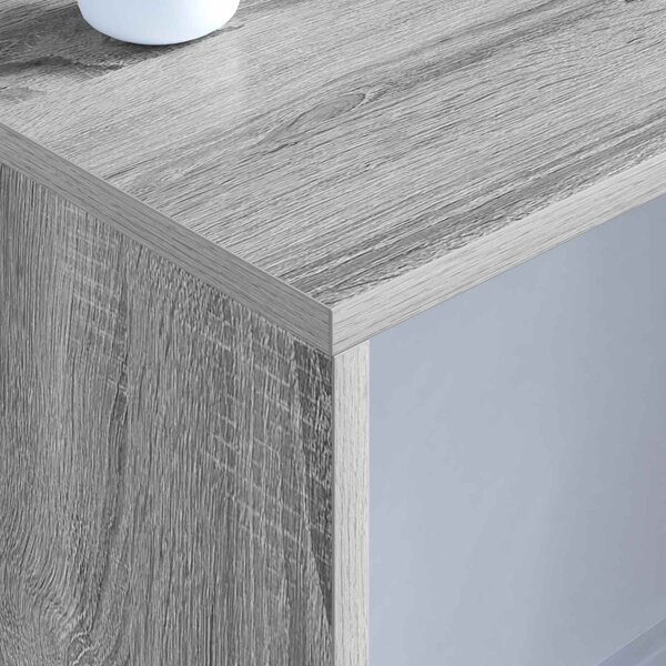 Falra szerelhető íróasztal Szürke Sonoma 100 x 45 x 30 cm