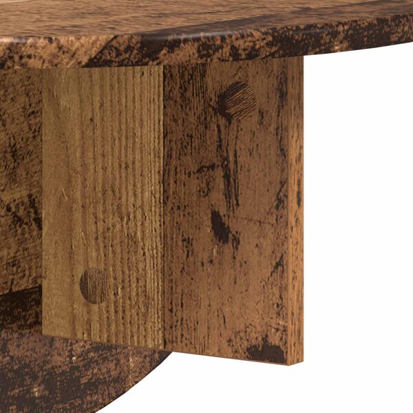 Falpolc Falra szerelhető Öreg fa 48 x 24 x 24 cm Faanyag