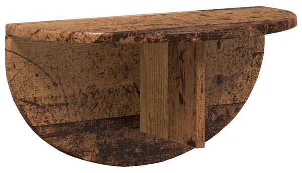 Falpolc Falra szerelhető Öreg fa 48 x 24 x 24 cm Faanyag